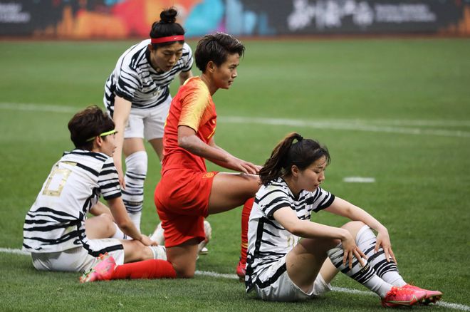 关于韩国女足实力突出，备战下一轮比赛的信息